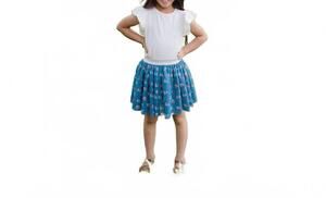 NEW OLLIE JAY tulle skirt in blue